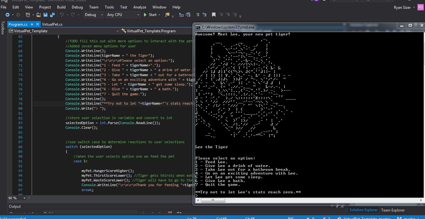 Virtual Pet Project